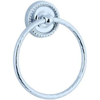 Cifial 456.440.625 Closed Loop Bathroom Towel Ring, Polished Chrome