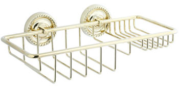 CIFIAL 456875X10 Brass Soap Holder With Large Basket Twilight
