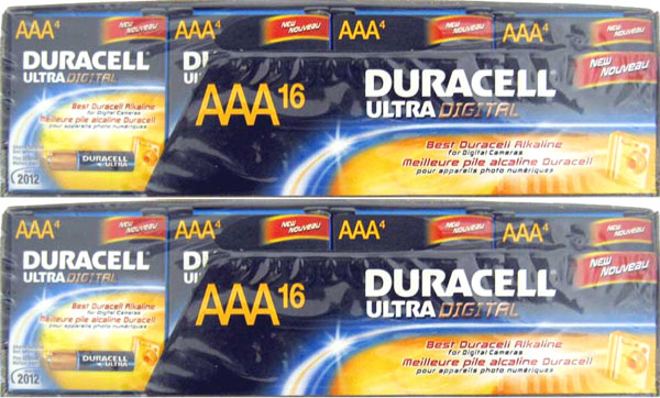 Duracell AAA Ultra Digital Alkaline Batteries (32 Total) Exp 2012