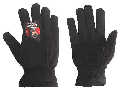 180s Exhale Black Northcape Wool / Suede Snowboarding Ski Gloves, Men 180s Exhale Black Northcape Wool / Suede Snowboarding Ski Gloves, Men