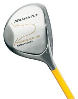 Momentus Swing Trainer Tour 44 oz Right Handed Golf Driver w/ Training Grip & DVD