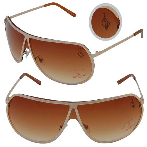Baby Phat 1028 Gold Aviator Chic Urban Sunglasses Shades Authentic