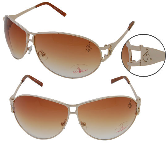 Baby Phat 1029 Gold Aviator Chic Urban Sunglasses Shades Authentic