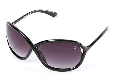 Baby Phat 2030 Black Oversized Plastic Sunglasses