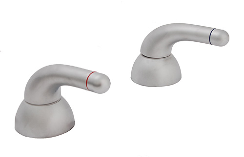 Hansgrohe 36422 Axor Allegroh Tub Deck Valve and Handles, Satin Chrome