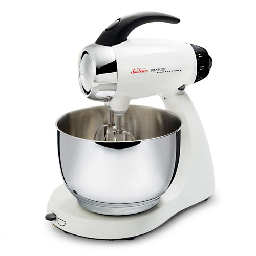 Sunbeam 2350 Heritage Series White 4.6 Qt. Mixmaster Stand Mixer