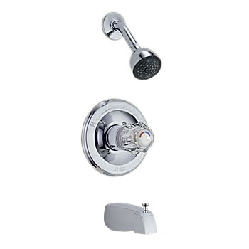Delta 1348-WS Classic Chrome Scald-Guard Tub & Shower Faucet