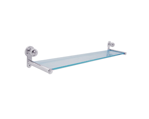 Delta 69110 PN 25 Inch Tempered Glass Bathroom Shelf Polished Nickel
