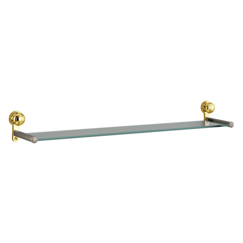 Delta 73010-NP Innovations Pearl Nickel & Polished Brass Glass Shelf