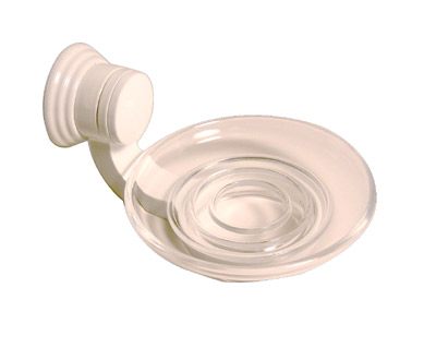 Delta 69755-WH Bathroom Soap Dish Accessory Holder, White