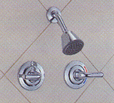 Delta 2324-LHP Chrome Shower Faucet