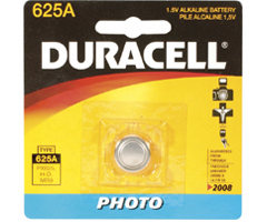 Duracell 625A 1.5V Photo / Electronic / Medical Battery 6-Pack