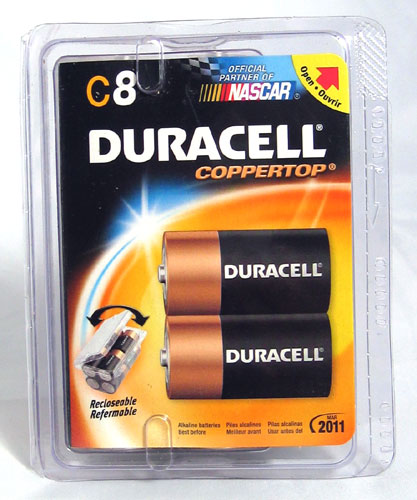 80 Duracell C Coppertop Alkaline Batteries, (10) 8-Packs