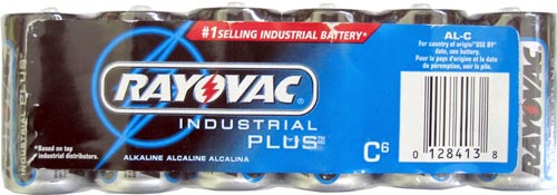 24 Rayovac Industrial Plus C Batteries 4 6 Packs Exp 2012