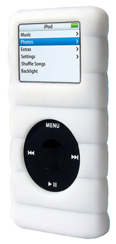 Speck Funskin iPod Cloud Skin Case CL-WHITE-NN w/ Belt Clip, Fits 2/4 Gig Nanos (1st Gen)