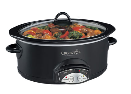 Rival SCVP550-B 5.5-Quart Smartpot Slow Cooking Crock Pot Slow Cooker, Black