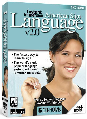 Instant Immersion American Sign Language v2.0 5 CD-ROMs