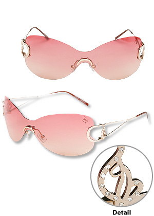 Baby Phat 1016 Gold / Pink Sunglasses