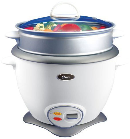 Oster 4731 Multi-use Rice Cooker and Food Steamer 20-Cup, White