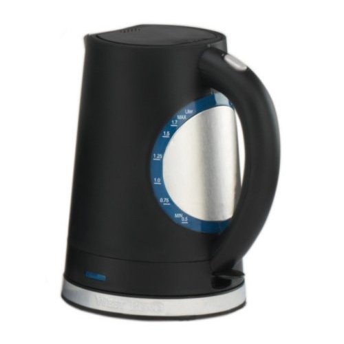 West Bend 53790 Electric Kettle Hot Water Heater 1.5 Quart, Black