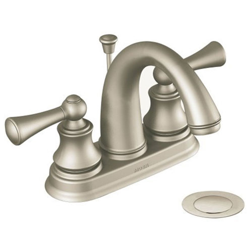 Moen 84236BN Cordin Two Handle Bathroom Sink Faucet, Brushed Nickel