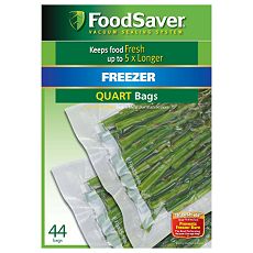 Foodsaver FSFSBF0226-000 44 Pack 1-Quart Vacuum Sealer Bags