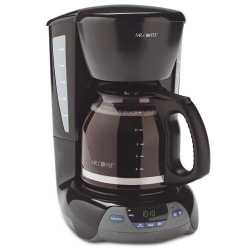 Mr. Coffee VBX23 Pause N Serve 12-Cup Coffee Maker w/ Auto-Off, Black