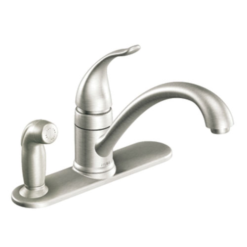 Moen 87484CSL Torrance Single Handle Kitchen Sink Faucet, Classic Stainless
