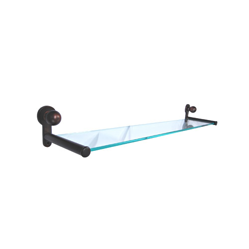 Delta 69110 RB 25 Inch Tempered Glass Bathroom Shelf Venetian Bronze