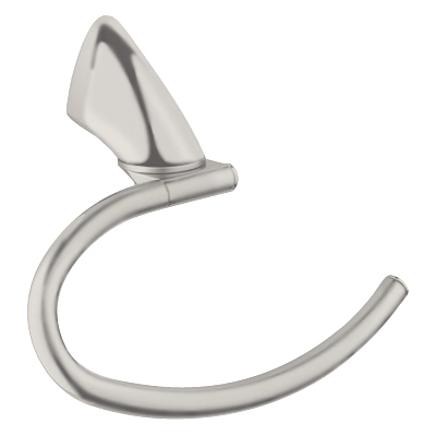 Grohe 40327AV0 Chiara Towel Ring / Toilet Tissue Paper Holder Satin Nickel