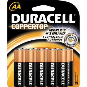 Duracell AA Coppertop Alkaline Batteries (40 Total) Exp 2012-2013