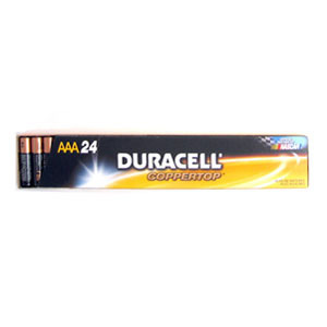 24 Duracell AAA Coppertop Alkaline Batteries Exp 2013