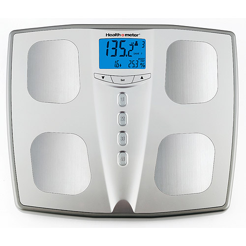Health o meter BFM884DQN-60 Body Weight / Fat Monitoring Scale Silver