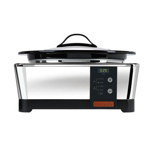 Crock Pot SCCPTP600-P 6 Quart Designer Series Smart Pot Slow Cooker Crock Pot SCCPTP600-P 6 Quart Designer Series Smart Pot Slow Cooker
