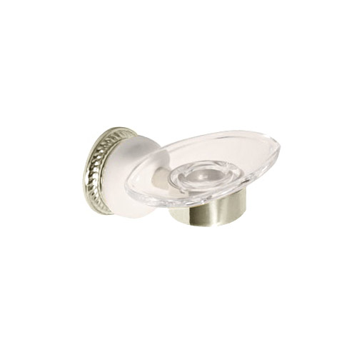 Delta 69455-PN Bathroom Soap Dish Holder Polished Nickel Porcelain