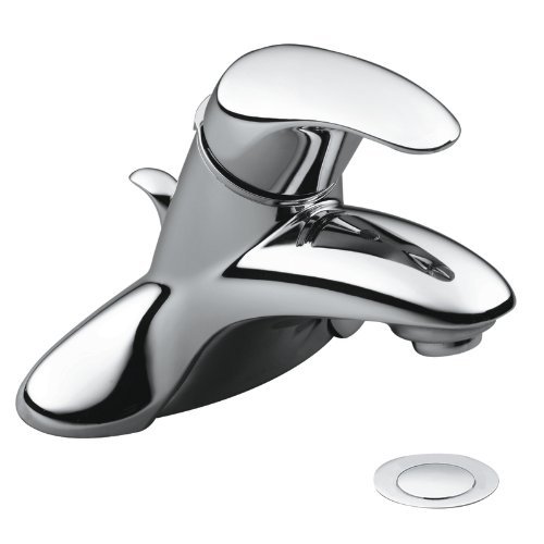 Moen CAL64725 Villeta One Handle Low Arc Bathroom Sink Faucet Chrome