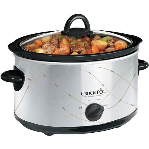 Crock Pot SCV600-SL 6 Quart Stainless Steel Slow Cooker Crock Pot SCV600-SL 6 Quart Stainless Steel Slow Cooker