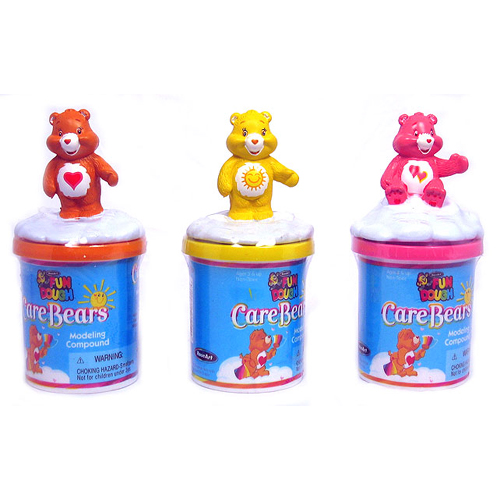 RoseArt Fun Dough Care Bears 3 piece Playset Modeling Compound