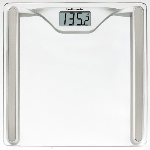 Health o Meter HDL645KD-63 Glass Bathroom Digital Weight Scale Silver Health o Meter HDL645KD-63 Glass Bathroom Digital Weight Scale Silver