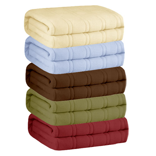 WarmSpun BL54 Fleece Electric Heated Warming Blanket, Assorted Colors/Sizes WarmSpun BL54 Fleece Electric Heated Warming Blanket, Assorted Colors/Sizes