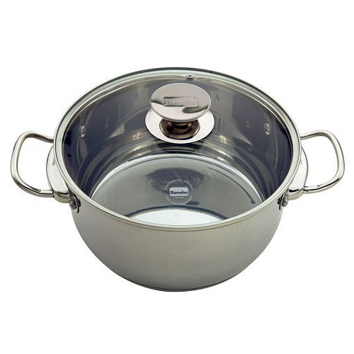 Berndes 63746 5.5qt Cucinare Induction Stock Pot & Lid Stainless Steel Berndes 63746 5.5qt Cucinare Induction Stock Pot & Lid Stainless Steel