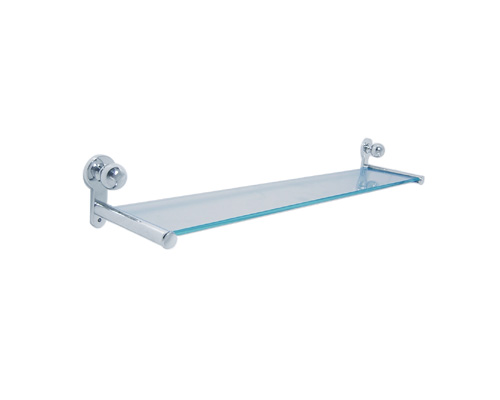 Delta 69110 PC 25 Inch Tempered Glass Bathroom Shelf Polished Chrome