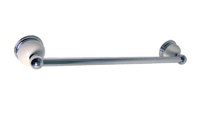 Delta 69318-SN Nickel Porcelain 18" Towel Bar Rack NEW