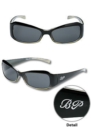 Baby Phat 2017 Black Plastic Logo Sunglasses