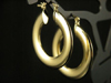 gold hoop earrings