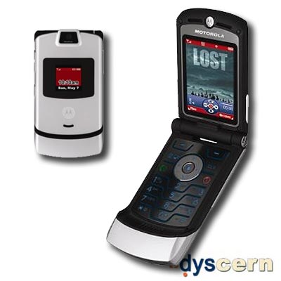Motorola Razr V3m Silver/Black Sleek Verizon Flip Phone Motorola Razr v3m Silver/Black Sleek Verizon Flip Phone