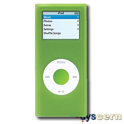 Apple iPod Nano 2nd Generation Case - Silicone - Green