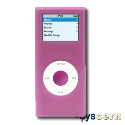 Apple iPod Nano 2nd Generation Case - Silicone - Pink
