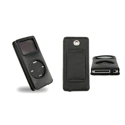 Apple 

iPod Nano 1st Gen Case - Black Supple Leather