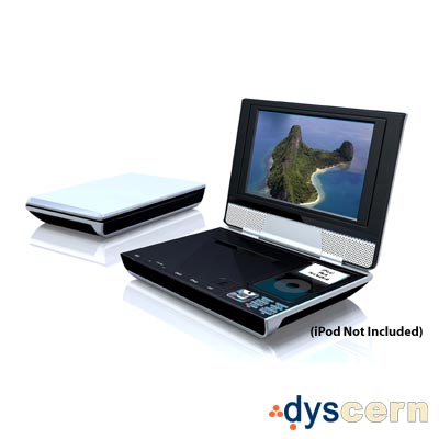 Curtis iMode IP9844 Portable DVD Player With iPod Dock